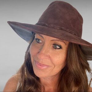 Genuine Suede Western Hat